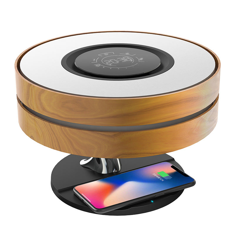 Wireless Charging Smart Bluetooth Speaker Night Light Bedroom Bedside Decorati