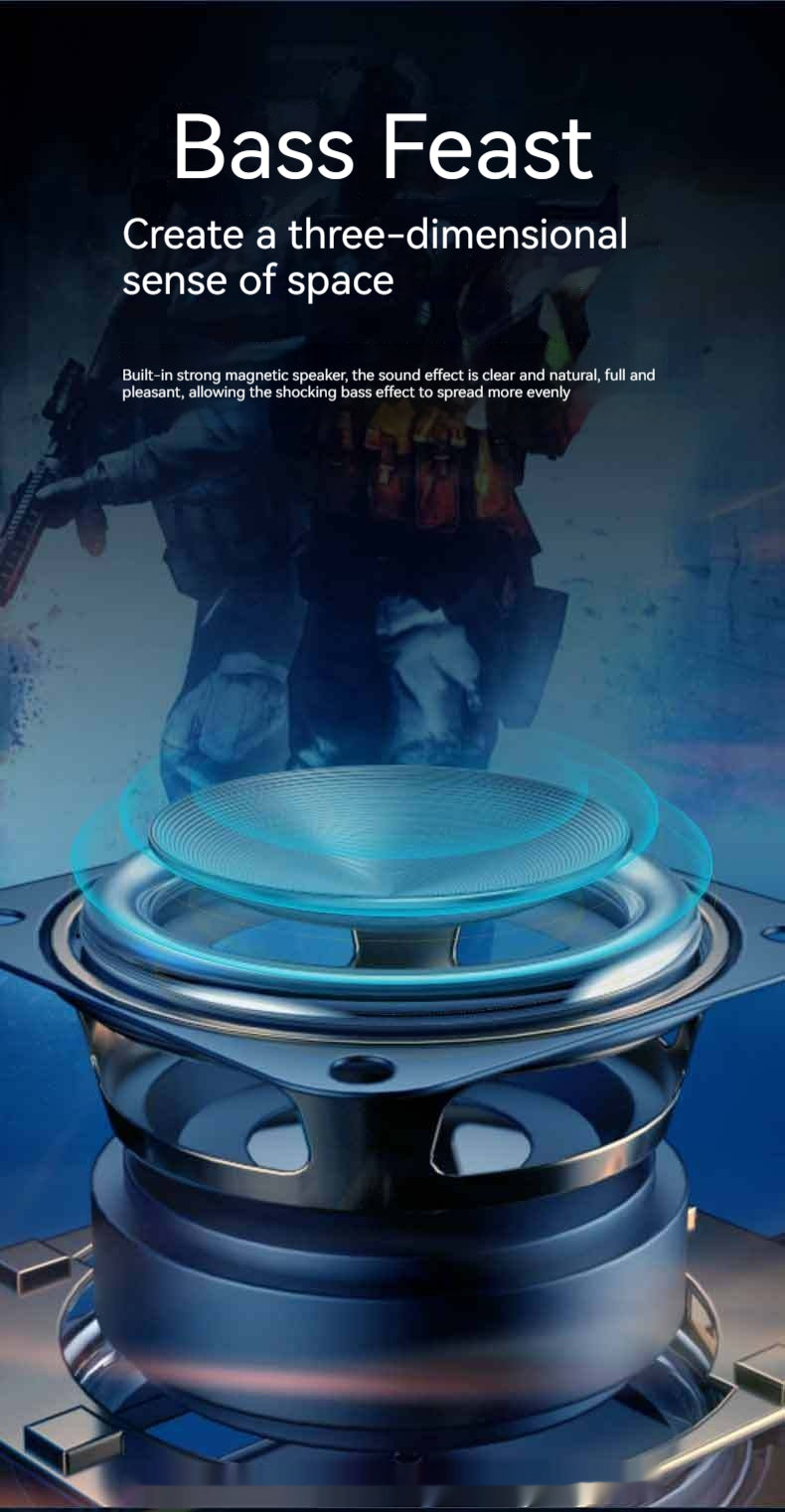 Game Colorful E-sports Desktop Bluetooth Speaker Dual Speaker Computer Stereo Speake
